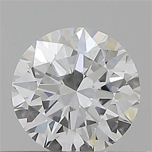 Foto Diamante Natural 0.40 quilates, Redondo , Color E, claridad IF y certificado GIA de