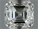 Natural Diamond 1.00 Carats, Asscher with  Cut, J Color, VVS2 Clarity and Certified by IGI