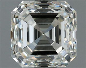 Picture of Natural Diamond 1.00 Carats, Asscher with  Cut, J Color, VVS2 Clarity and Certified by IGI