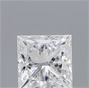 Diamante Natural 0.41 quilates, Princesa , Color E, claridad VS1 y certificado GIA