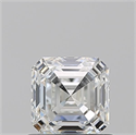 Natural Diamond 0.91 Carats, Asscher with  Cut, H Color, VVS2 Clarity and Certified by GIA