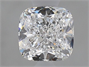 Natural Diamond 0.77 Carats, Cushion with  Cut, D Color, VVS1 Clarity and Certified by GIA