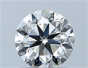 Natural Diamond 0.90 Carats, Round with Very Good Cut, I Color, VVS1 Clarity and Certified by GIA