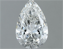 Natural Diamond 0.50 Carats, Pear with  Cut, G Color, VVS1 Clarity and Certified by GIA