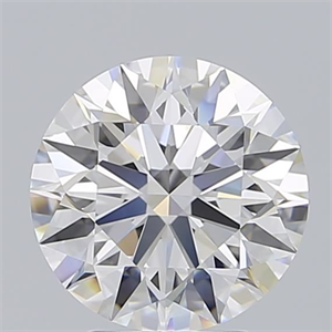 Picture of Lab Grown Diamond 3.04 Carats, Round with Ideal Cut, D Color, IF Clarity and Certified by IGI