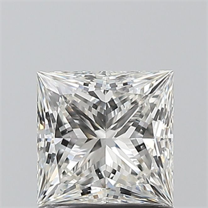 Picture of Natural Diamond 1.01 Carats, Princess with  Cut, H Color, VVS1 Clarity and Certified by GIA