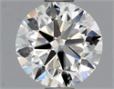 Natural Diamond 0.89 Carats, Round with Very Good Cut, J Color, VS2 Clarity and Certified by GIA