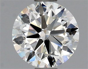 Picture of Natural Diamond 0.89 Carats, Round with Very Good Cut, J Color, VS2 Clarity and Certified by GIA