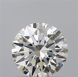 Picture of Natural Diamond 0.40 Carats, Round with Excellent Cut, H Color, VVS1 Clarity and Certified by IGI