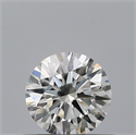 Natural Diamond 0.41 Carats, Round with Excellent Cut, F Color, VS1 Clarity and Certified by IGI