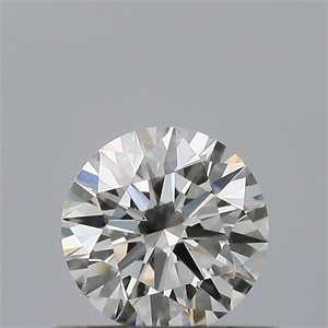 Picture of Natural Diamond 0.41 Carats, Round with Excellent Cut, F Color, VS1 Clarity and Certified by IGI