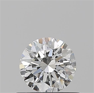 Foto Diamante Natural 0.52 quilates, Redondo , Color G, claridad IF y certificado GIA de