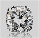 Natural Diamond 0.50 Carats, Cushion with  Cut, D Color, VS2 Clarity and Certified by GIA