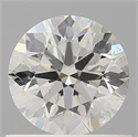 Natural Diamond 0.72 Carats, Round with Excellent Cut, I Color, SI2 Clarity and Certified by GIA
