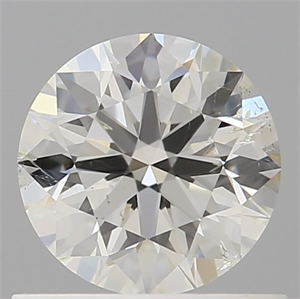 Picture of Natural Diamond 0.72 Carats, Round with Excellent Cut, I Color, SI2 Clarity and Certified by GIA