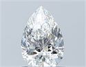 Natural Diamond 0.61 Carats, Pear with  Cut, F Color, VVS2 Clarity and Certified by GIA