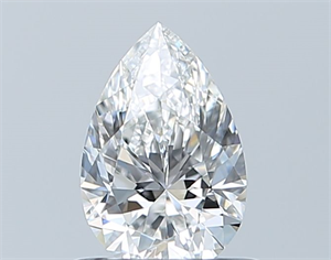 Foto Diamante Natural 0.61 quilates, De pera , Color F, claridad VVS2 y certificado GIA de