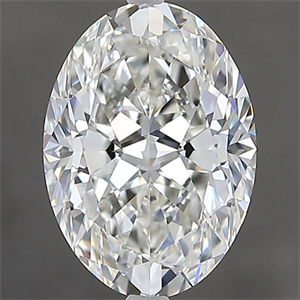 Picture of Natural Diamond 1.70 Carats, Oval with  Cut, H Color, VS1 Clarity and Certified by GIA