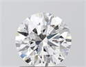 Lab Grown Diamond 1.18 Carats, Round with Ideal Cut, D Color, VS1 Clarity and Certified by IGI