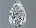 Diamante Natural 1.01 quilates, De pera , Color H, claridad SI1 y certificado GIA