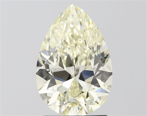 Picture of Natural Diamond 2.00 Carats, Pear with  Cut, L Color, VS2 Clarity and Certified by IGI