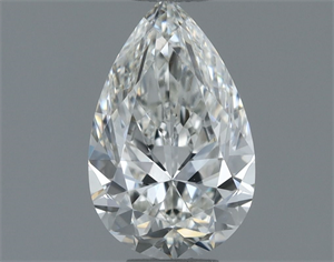 Picture of Natural Diamond 0.55 Carats, Pear with  Cut, H Color, VS1 Clarity and Certified by GIA