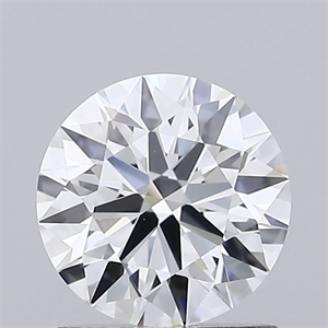 Picture of Lab Grown Diamond 1.09 Carats, Round with Ideal Cut, D Color, VVS1 Clarity and Certified by IGI