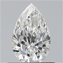 Natural Diamond 0.60 Carats, Pear with  Cut, F Color, VS1 Clarity and Certified by GIA