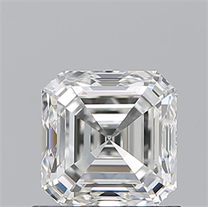 Picture of Natural Diamond 1.01 Carats, Asscher with  Cut, H Color, VVS1 Clarity and Certified by GIA