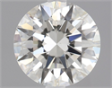 Natural Diamond 0.70 Carats, Round with Excellent Cut, G Color, VS2 Clarity and Certified by IGI
