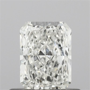 Picture of Natural Diamond 0.50 Carats, Radiant with  Cut, G Color, VVS2 Clarity and Certified by IGI
