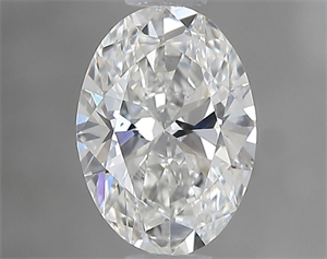 Picture of Natural Diamond 0.50 Carats, Oval with  Cut, G Color, VS2 Clarity and Certified by GIA