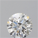Diamante Natural 0.41 quilates, Redondo , Color G, claridad IF y certificado GIA
