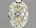 Natural Diamond 1.20 Carats, Oval with  Cut, L Color, SI1 Clarity and Certified by GIA