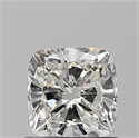 Natural Diamond 0.90 Carats, Cushion with  Cut, I Color, VVS2 Clarity and Certified by GIA