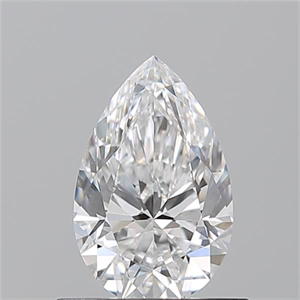 Picture of Natural Diamond 0.71 Carats, Pear with  Cut, E Color, VS2 Clarity and Certified by GIA