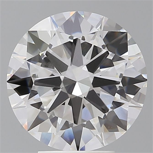 Picture of Lab Grown Diamond 4.54 Carats, Round with Excellent Cut, D Color, VVS2 Clarity and Certified by IGI