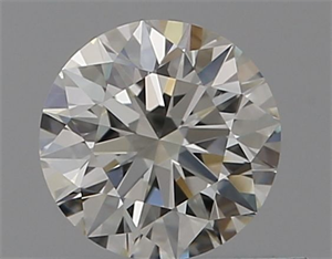 Picture of Natural Diamond 0.44 Carats, Round with Excellent Cut, I Color, VVS1 Clarity and Certified by GIA