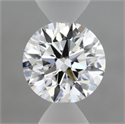 Lab Grown Diamond 1.22 Carats, Round with Ideal Cut, D Color, VVS2 Clarity and Certified by IGI