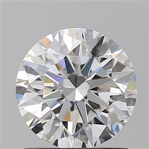 Picture of Natural Diamond 1.25 Carats, Round with Excellent Cut, D Color, IF Clarity and Certified by GIA