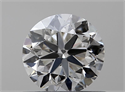 Natural Diamond 0.50 Carats, Round with Very Good Cut, K Color, VVS2 Clarity and Certified by GIA