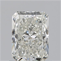 Natural Diamond 0.91 Carats, Radiant with  Cut, J Color, VVS2 Clarity and Certified by GIA