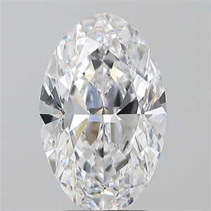 Foto Diamante Natural 2.51 quilates, Ovalado , Color D, claridad VS2 y certificado GIA de