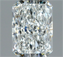Natural Diamond 0.31 Carats, Radiant with  Cut, F Color, VVS1 Clarity and Certified by GIA