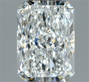 Picture of Natural Diamond 0.31 Carats, Radiant with  Cut, F Color, VVS1 Clarity and Certified by GIA