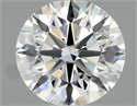 Natural Diamond 0.48 Carats, Round with Excellent Cut, G Color, VVS1 Clarity and Certified by GIA