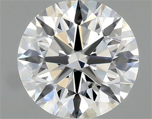 Picture of Natural Diamond 0.48 Carats, Round with Excellent Cut, G Color, VVS1 Clarity and Certified by GIA