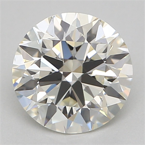 Picture of Natural Diamond 0.71 Carats, Round with Excellent Cut, K Color, VS2 Clarity and Certified by GIA