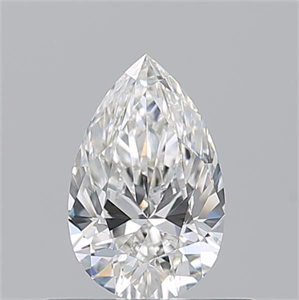Picture of Natural Diamond 0.50 Carats, Pear with  Cut, G Color, VVS2 Clarity and Certified by GIA