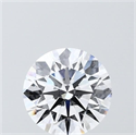 Lab Grown Diamond 1.52 Carats, Round with Ideal Cut, D Color, VS1 Clarity and Certified by IGI